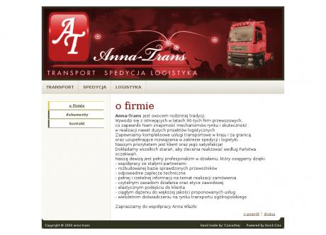Anna-Trans. Transport krajowy i międzynarodowy