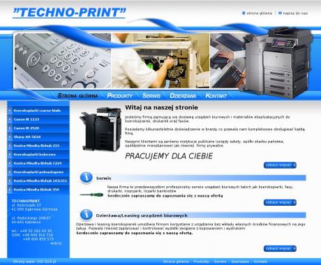 Techno-Print. Sprzedaż, serwis urządzeń biurowych