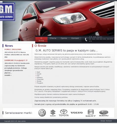 G.M. Auto Serwis. Mechanika, elektryka i elektronika, klimatyzacja