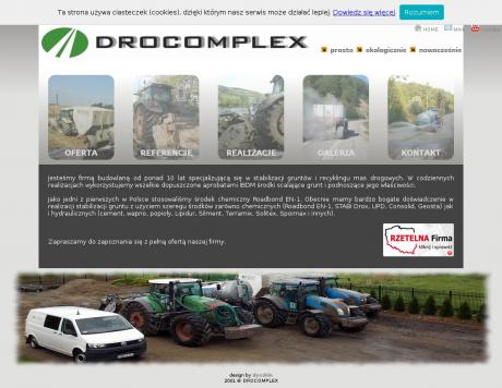 Drocomplex. Stabilizacja gruntów, renowacja dróg, recykling