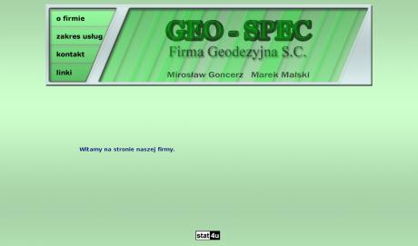 Geo-Spec. Firma geodezyjna. Goncerz, Malski. Pomiary osiowania turbin i maszyn