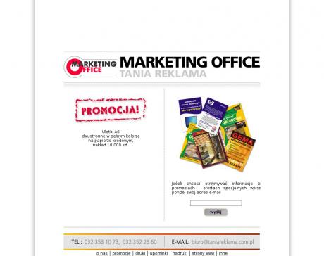 Marketing Office SK. Kalendarze, ulotki, upominki reklamowe